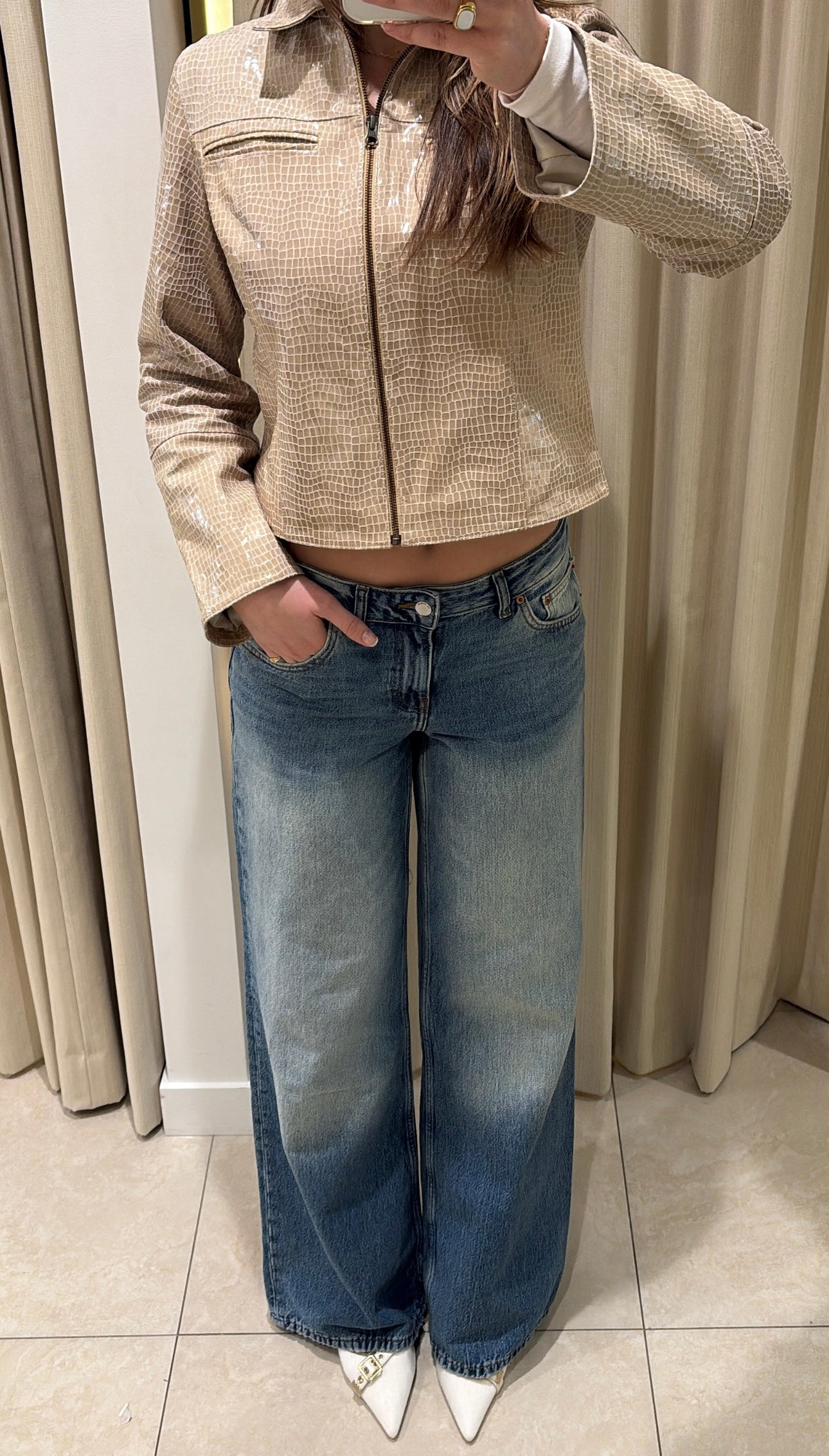 BELA JACKET CLEAR CROCK