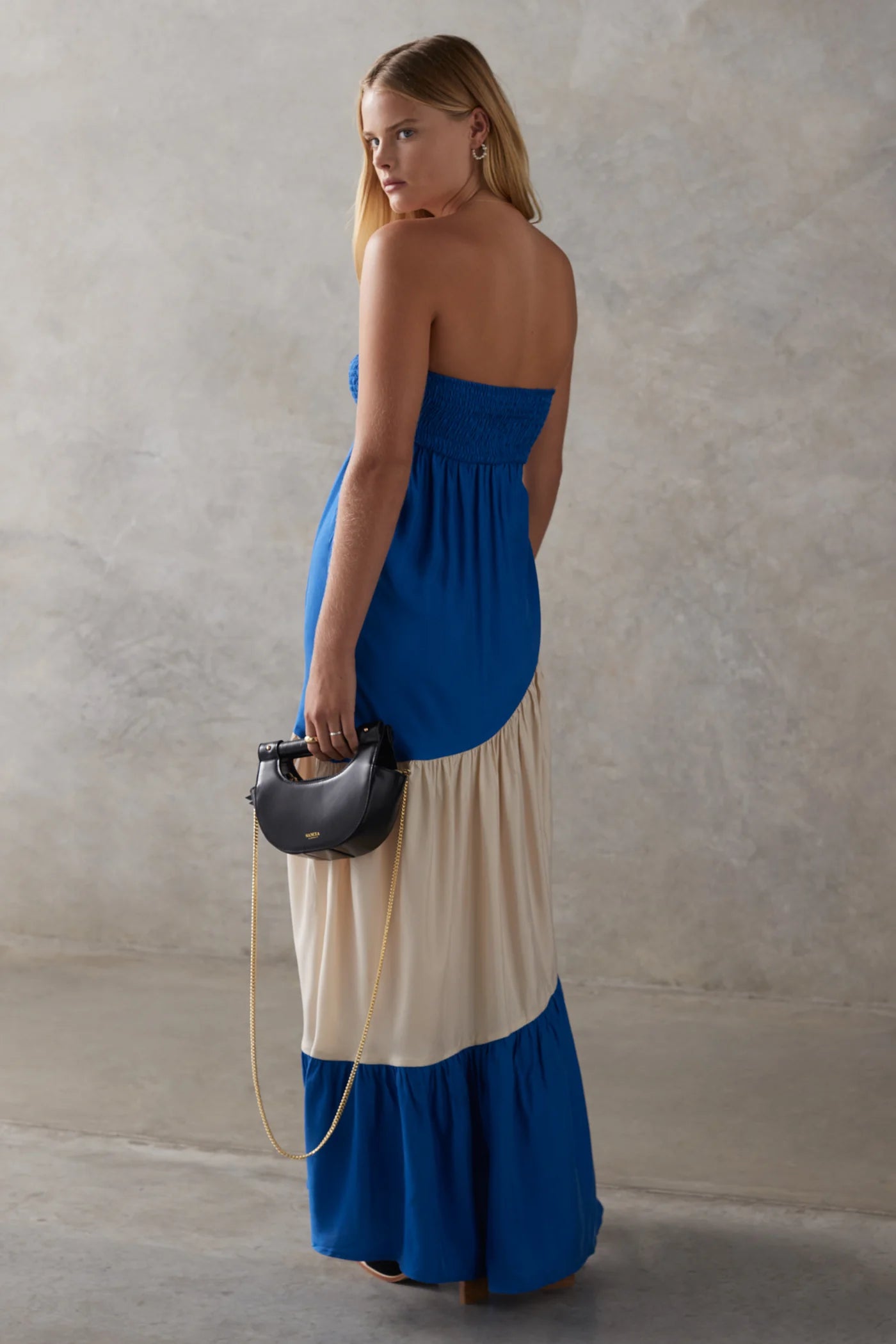 THE SASHIA DRESS AZUL