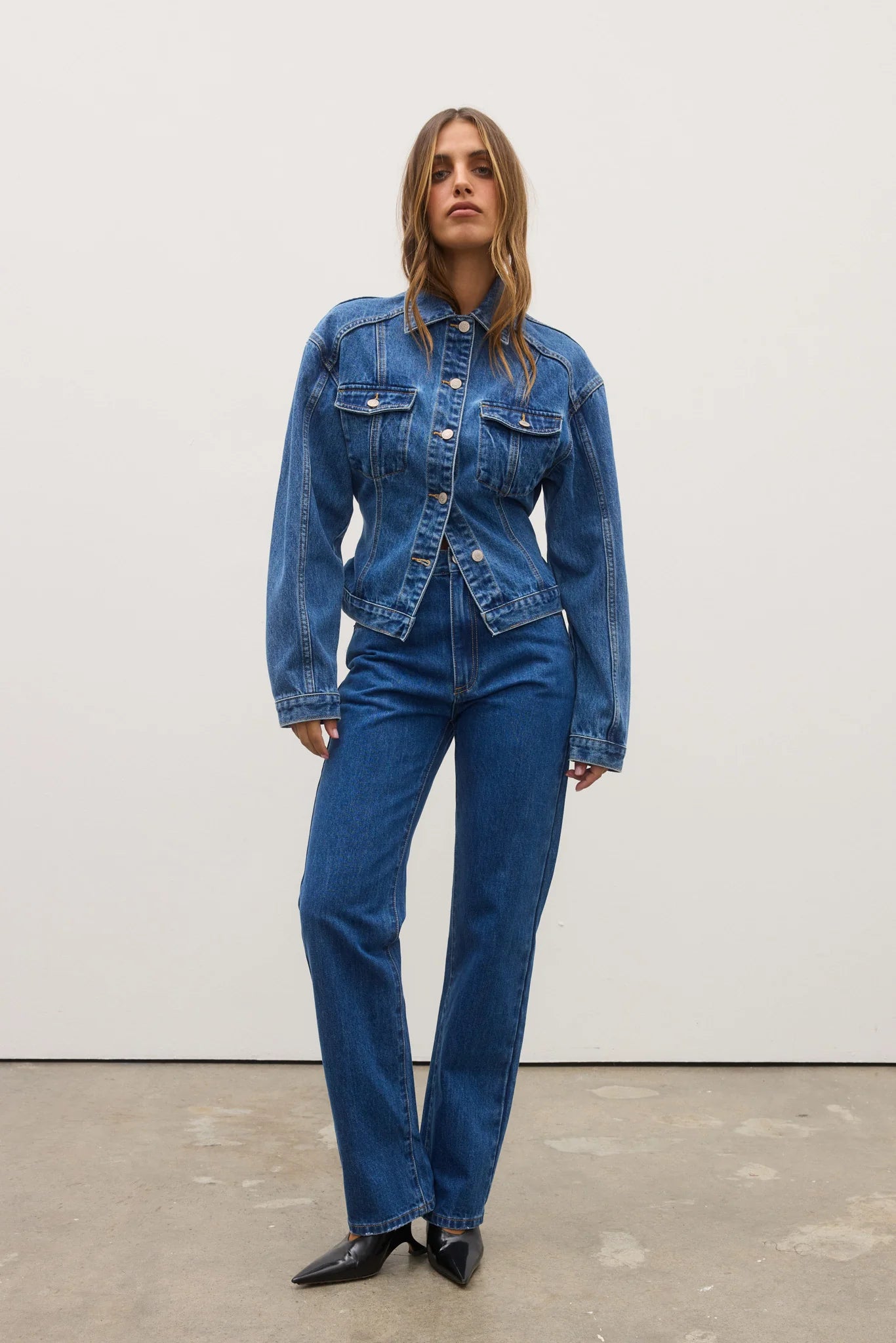 VIOLET DENIM JACKET
