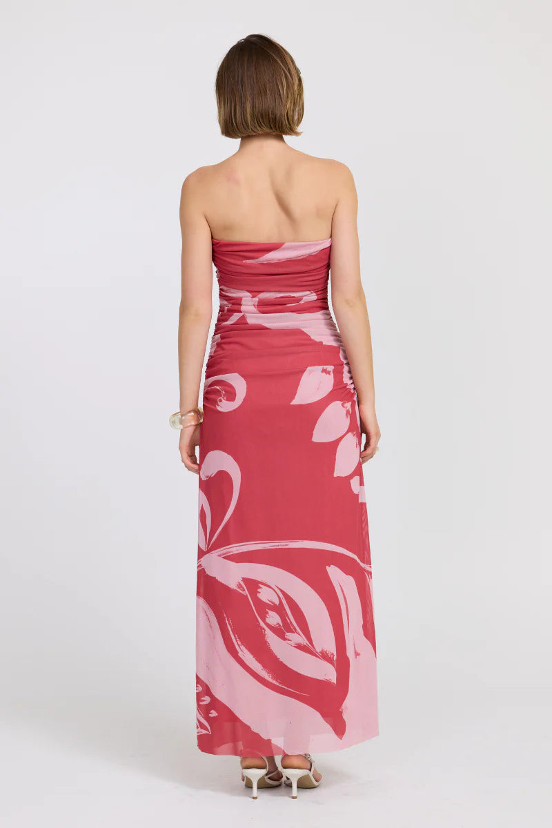 FLORA STRAPLESS DRESS