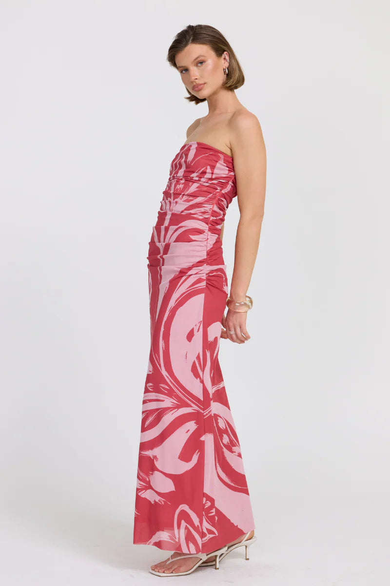 FLORA STRAPLESS DRESS