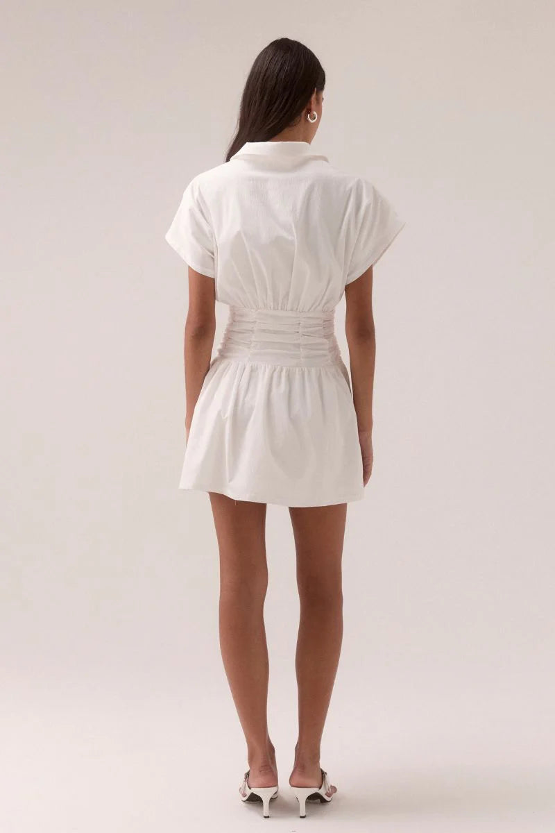 STELLAR MINI DRESS CHALK