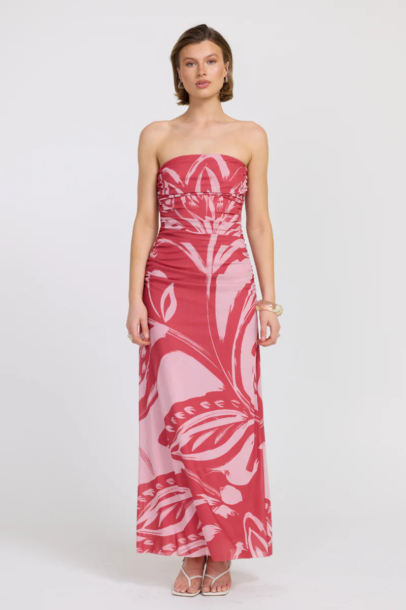 FLORA STRAPLESS DRESS