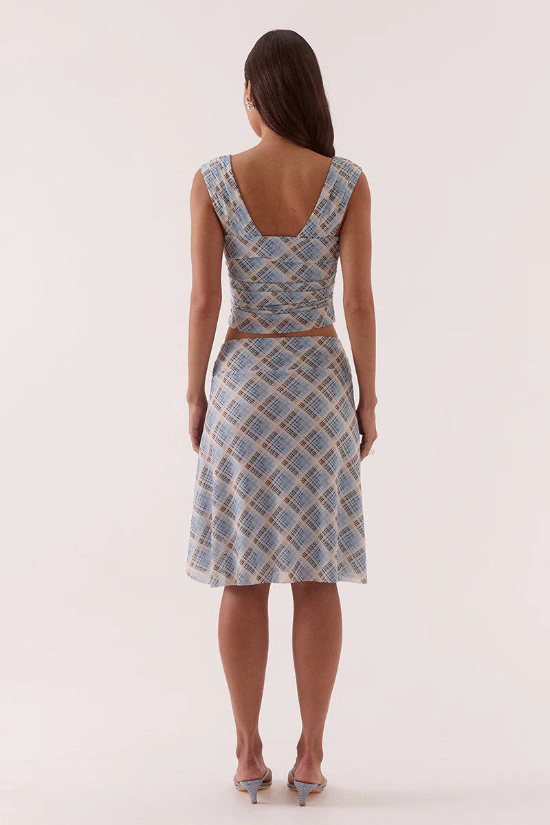 NOVALYN PLAID SKIRT