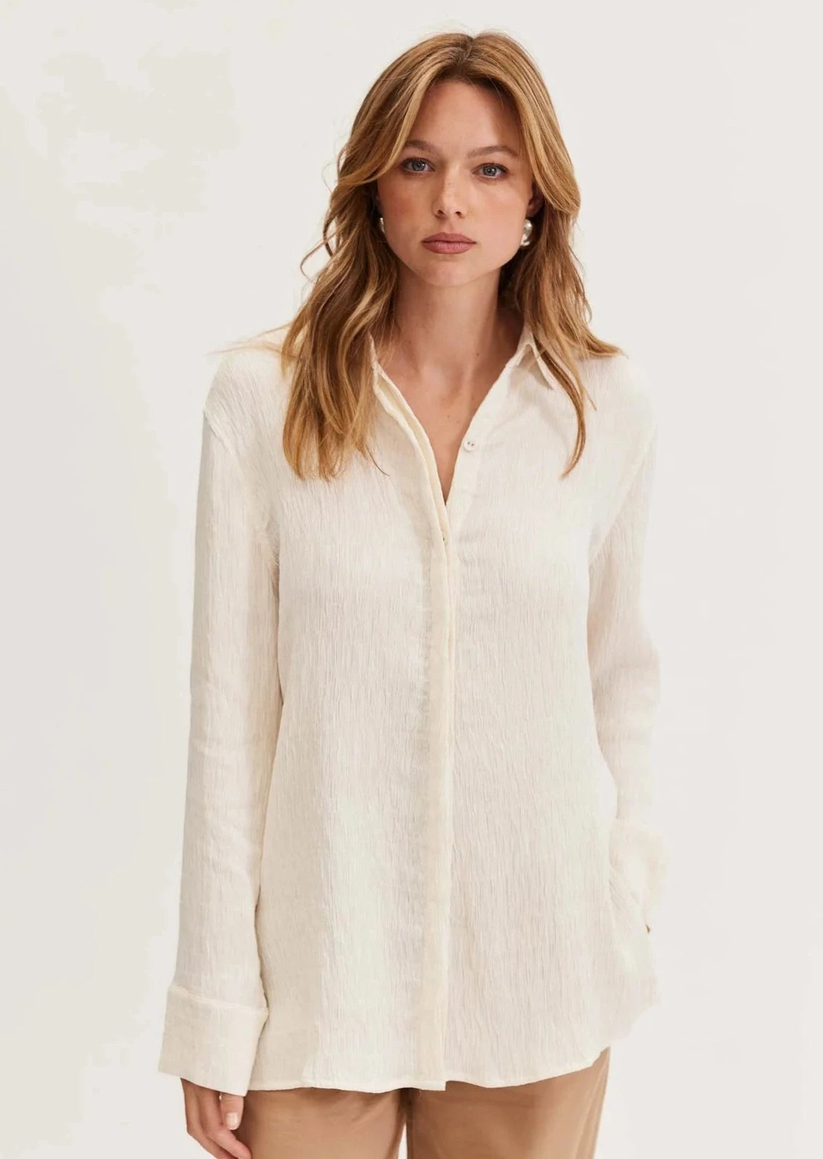 ELENA TEXTURED SHIRT