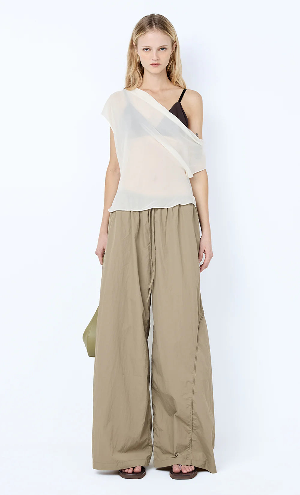 ELOISE LAYERED COWL TOP