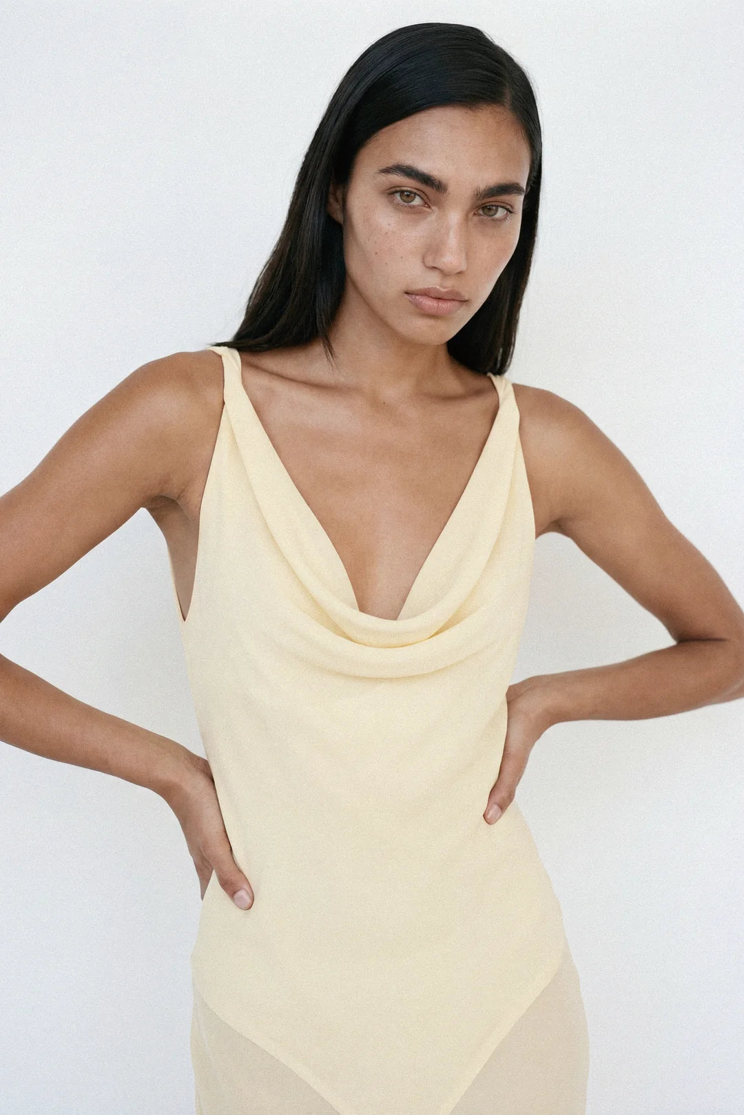 PALERMO GOWN - BUTTER YELLOW