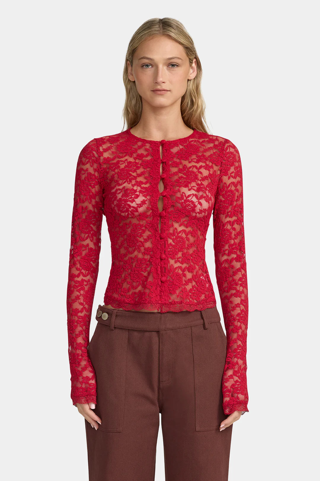 ALYSSA LACE CARDIGAN