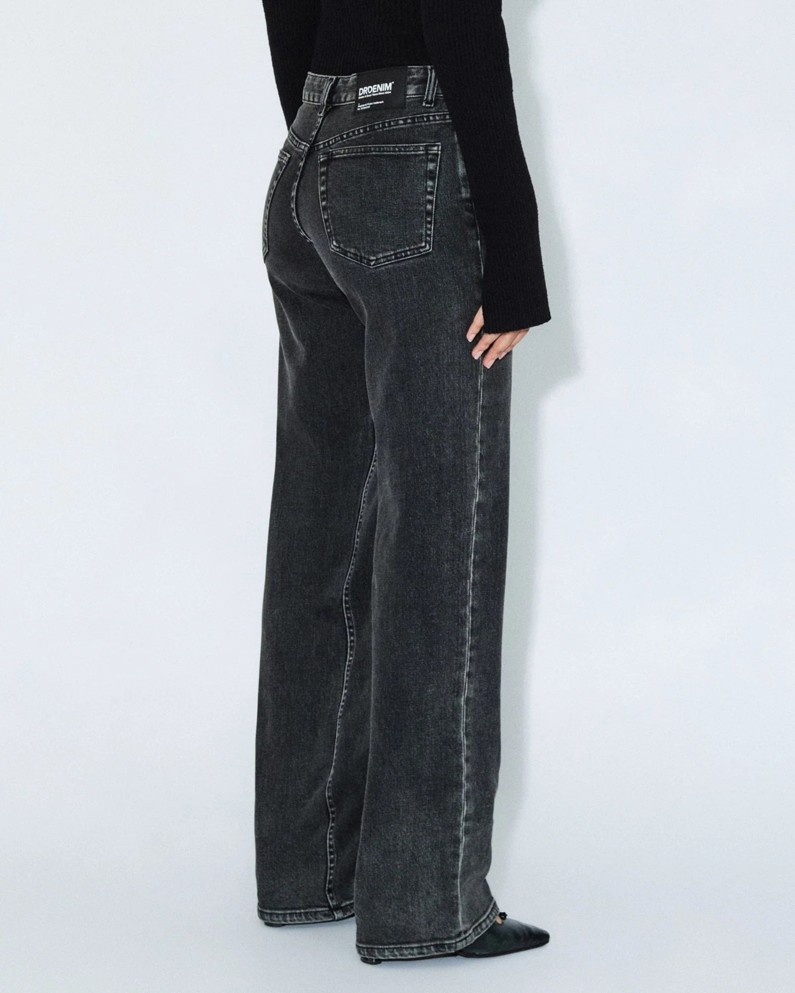 ADDY JEANS - TAR AGED BLACK