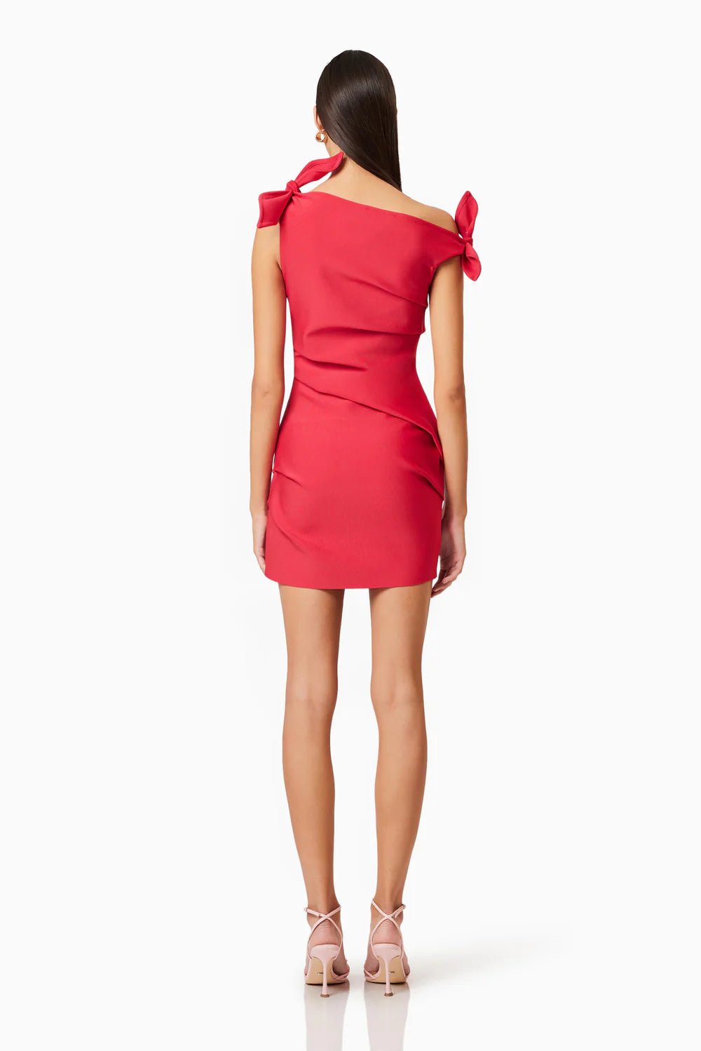 KIMBERLY MINI DRESS RED