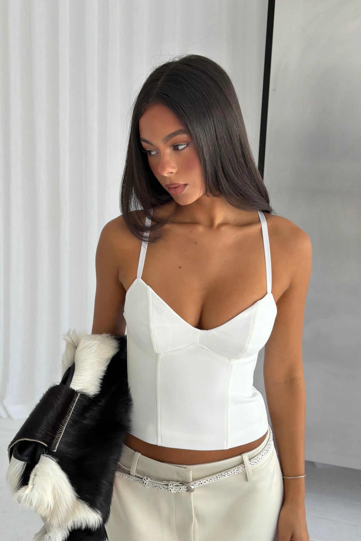 BODICE TANK - WHITE