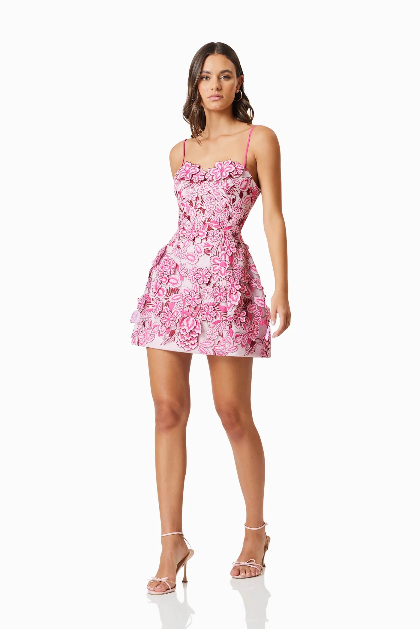 ROSEATE MINI DRESS PINK MULTI