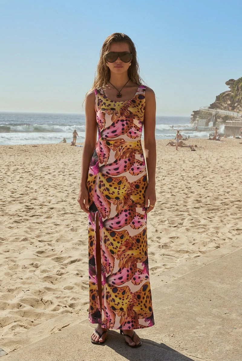EMMA SPLIT MAXI - ORCHID