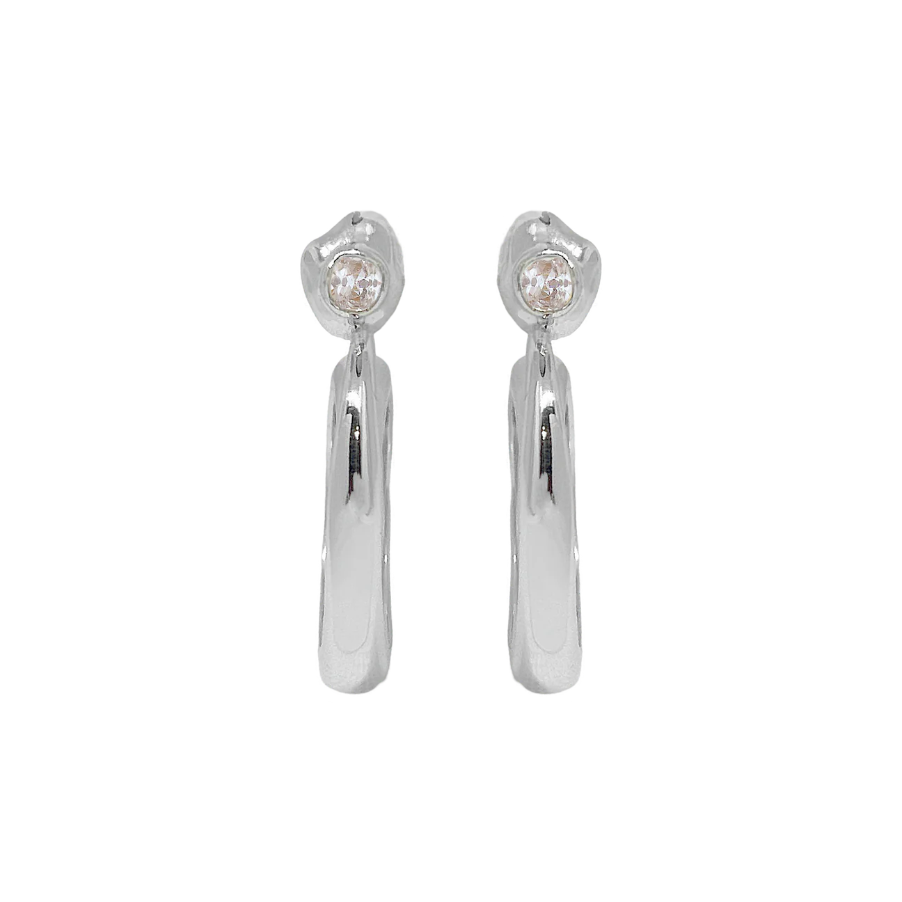 GAIA EARRINGS SILVER