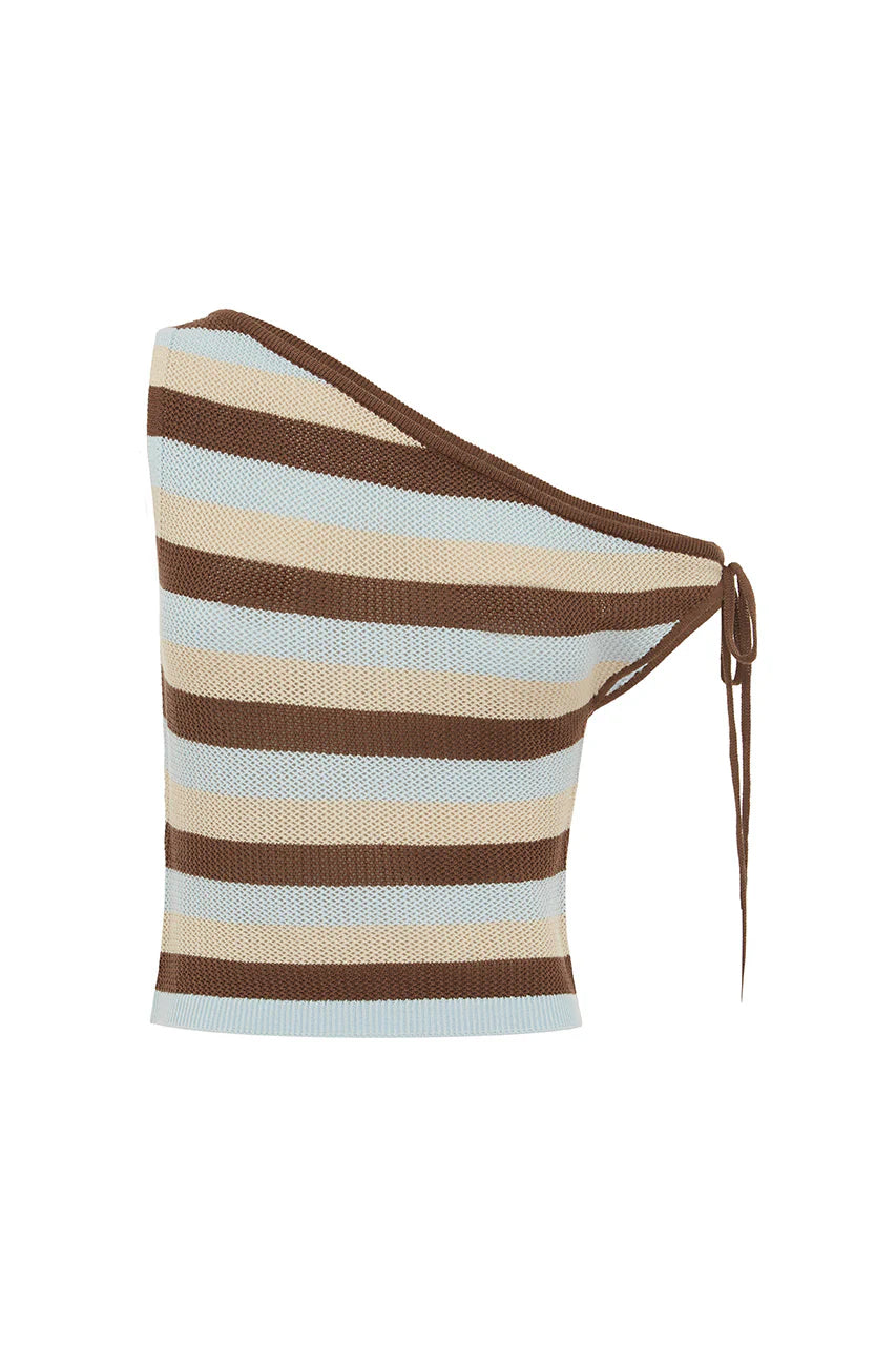 HAZEL TOP CHOCOLATE MULTI