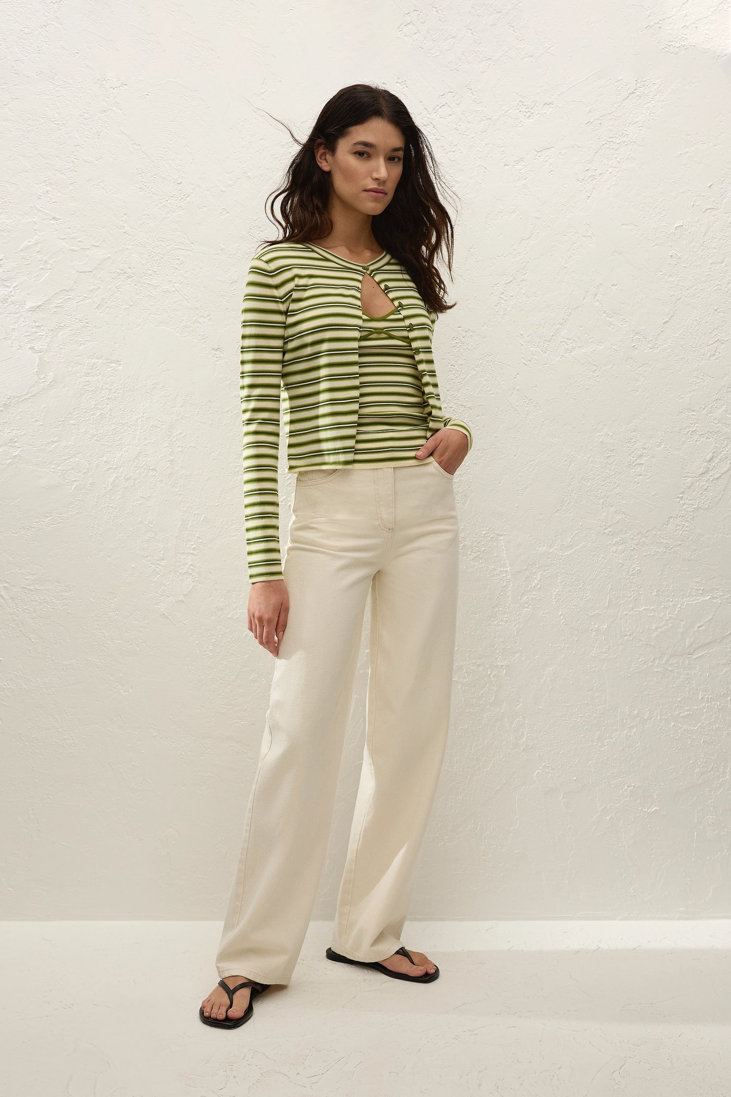 CINTA CARDIGAN - OMBRE STRIPE