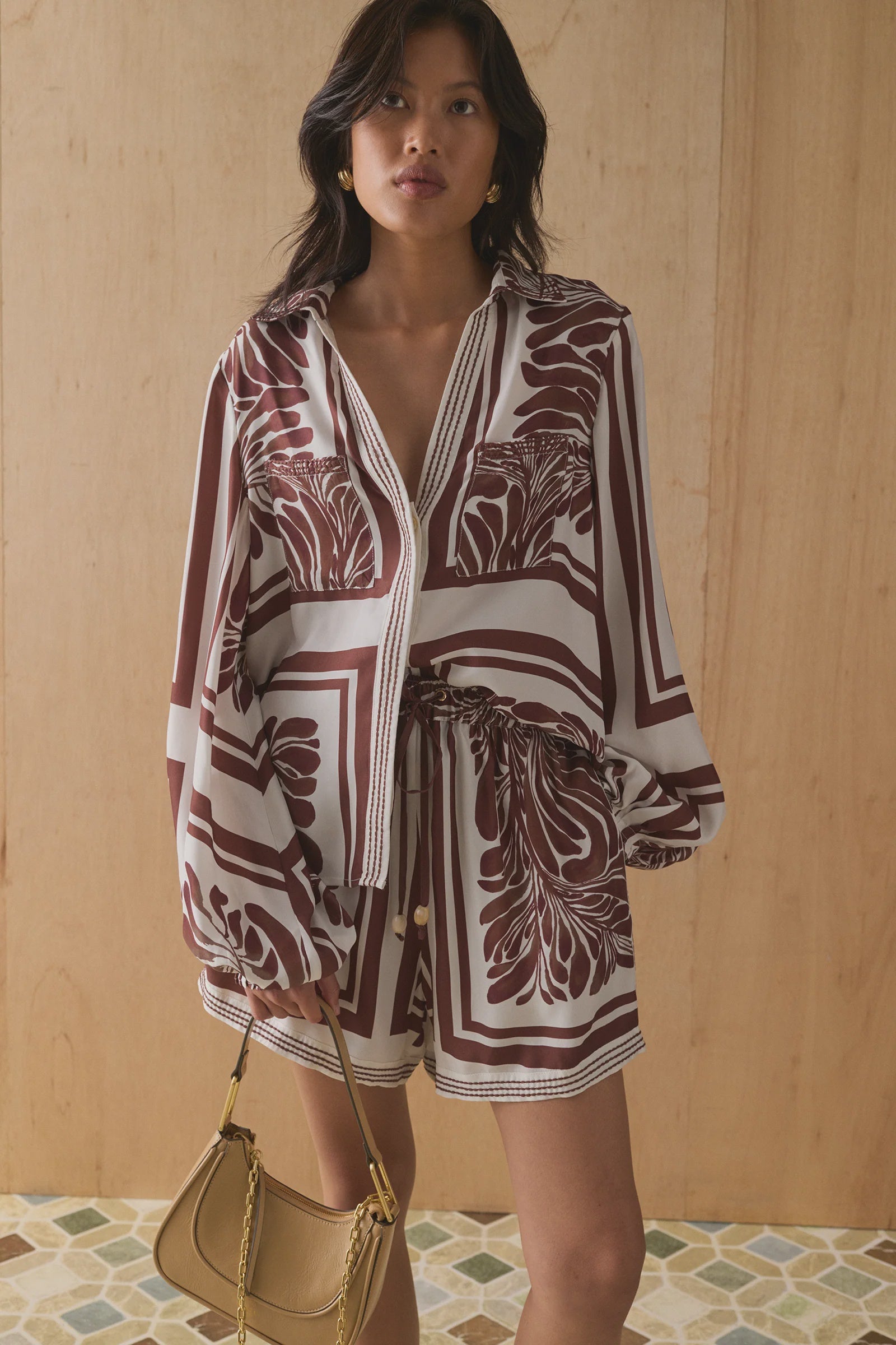 THE RAYE SHORTS LUCENA PRINT