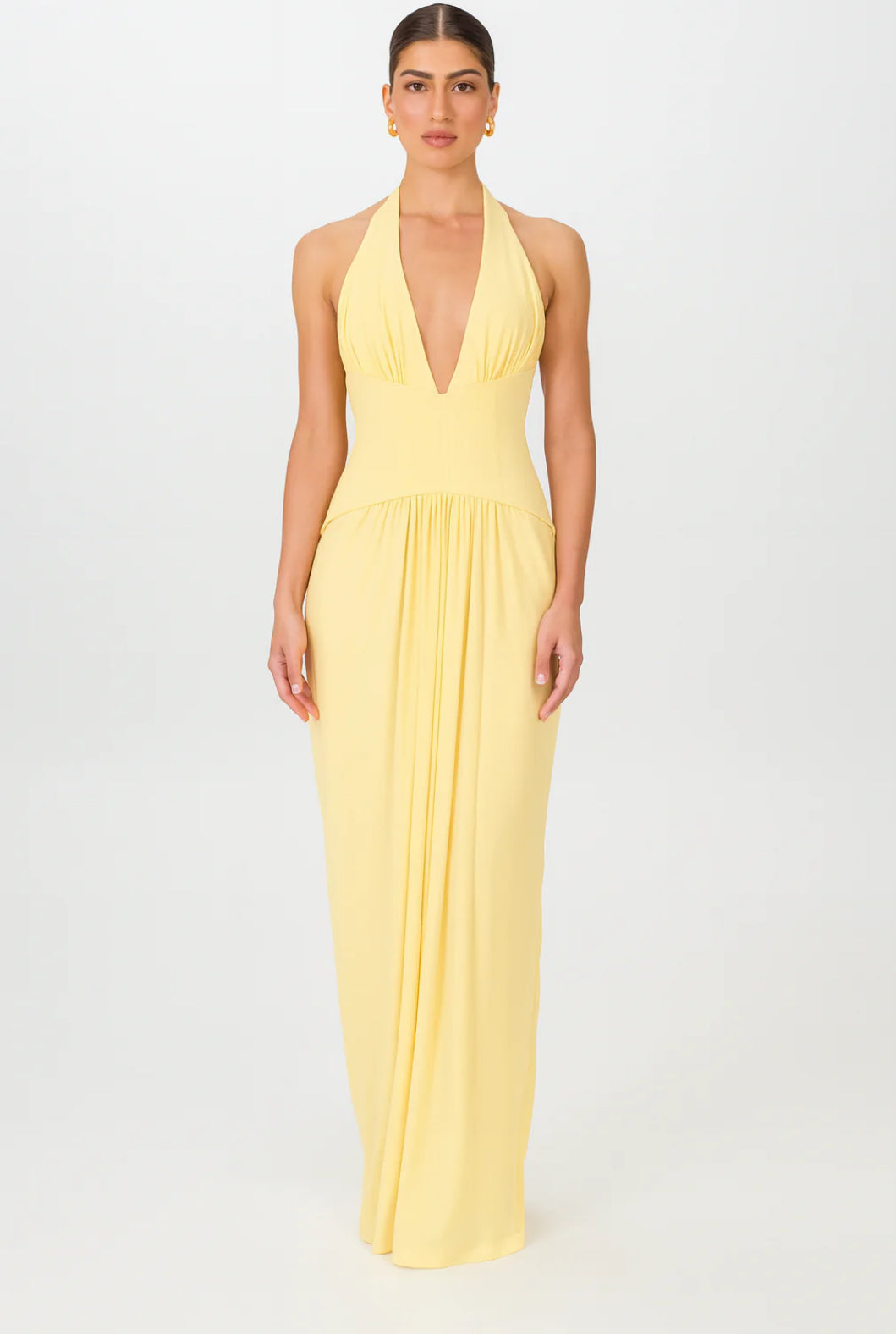 LANDON DRESS - LEMON