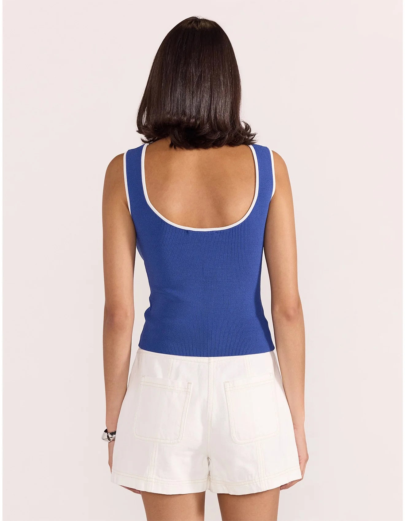 THEA CONTRAST KNIT TANK