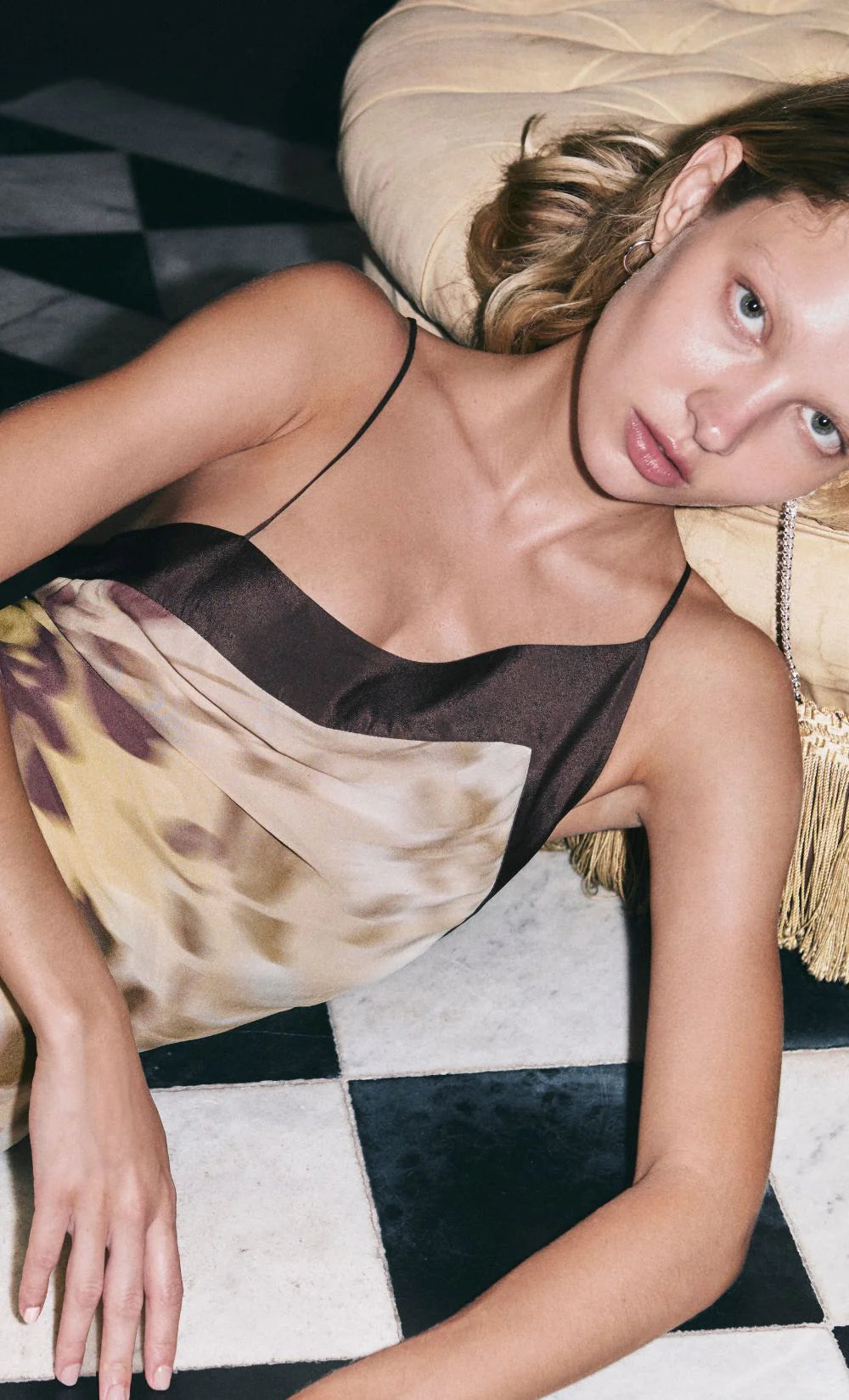 BLAISE ASYM MIDI DRESS