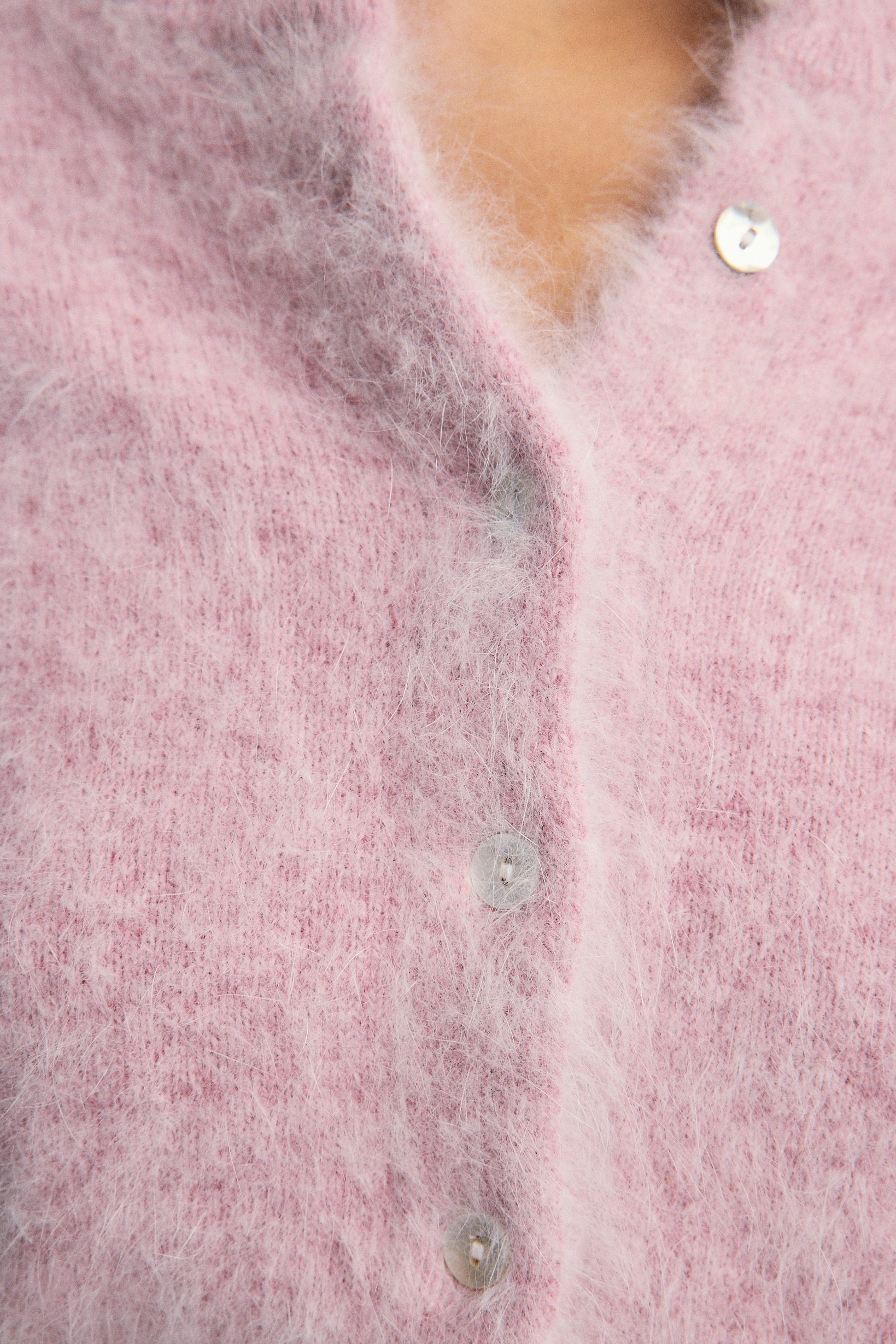 BELLA CASHMERE BUTTON CARDI