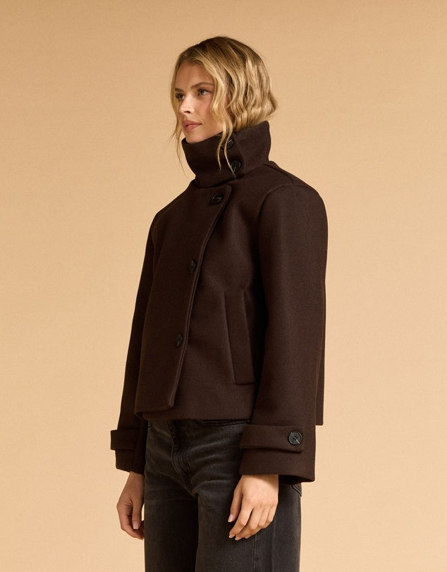 FUNNEL NECK JACKET