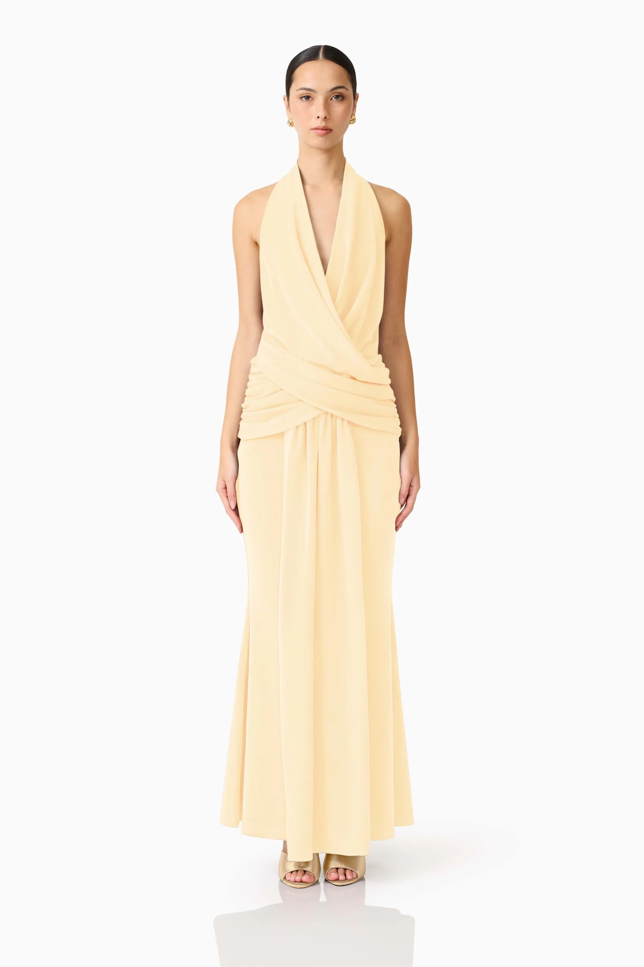 SIMONE COWL NECK GOWN