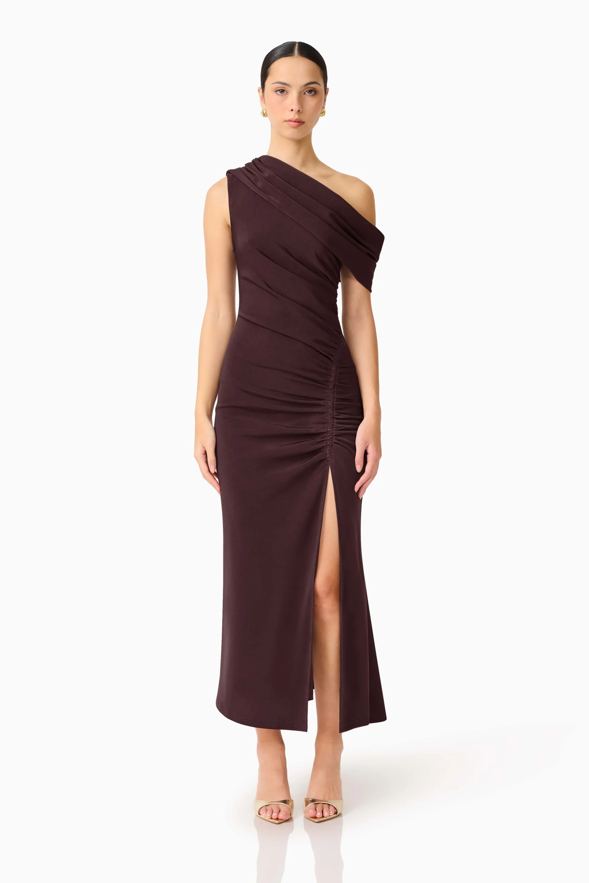 SIMONE ONE SHOULDER DRESS