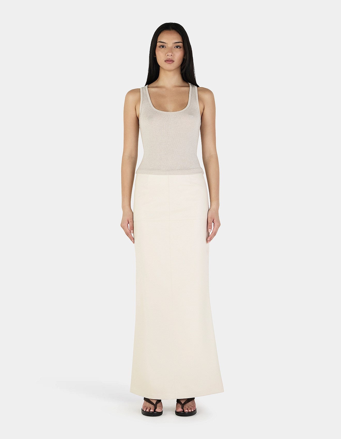 SAMIRA MAXI SKIRT - CREAM