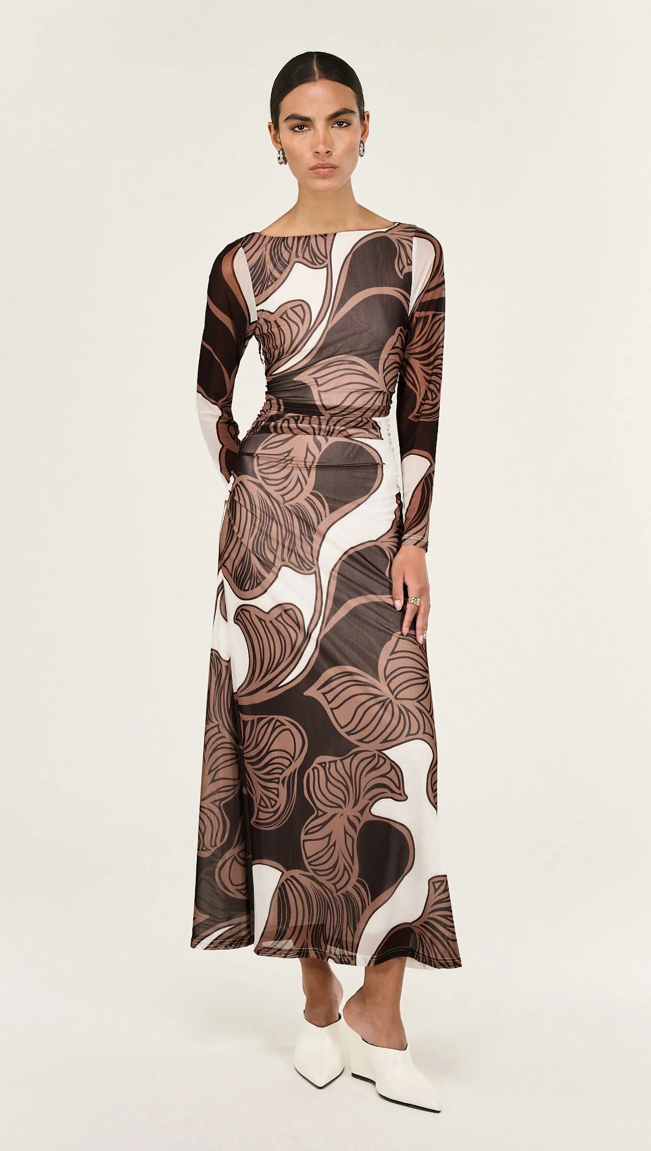 ULLA MESH MIDI DRESS