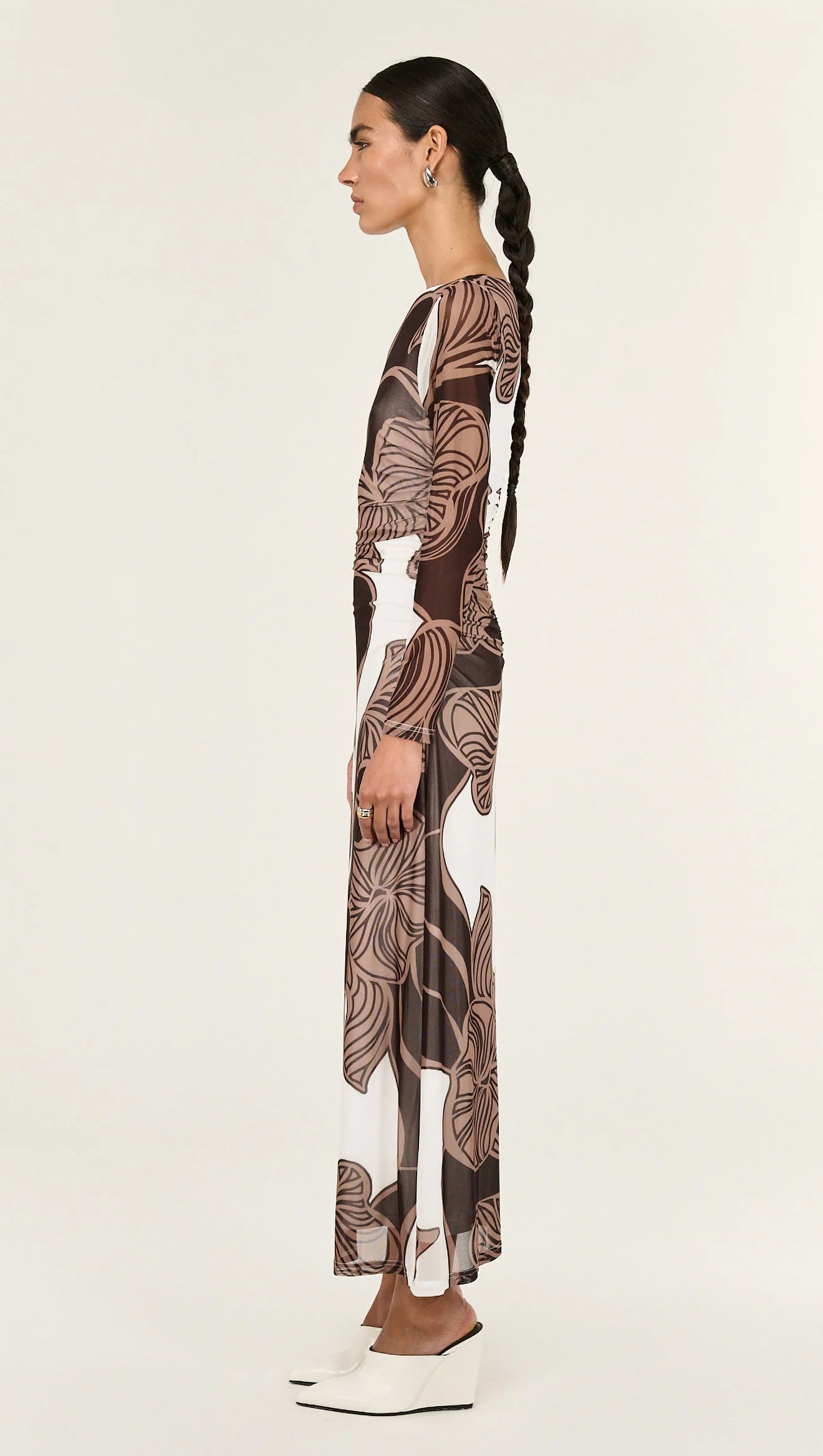 ULLA MESH MIDI DRESS