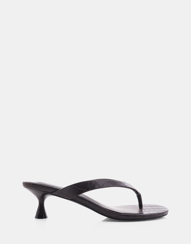 NAZELLE SHOE - CHOCOLATE