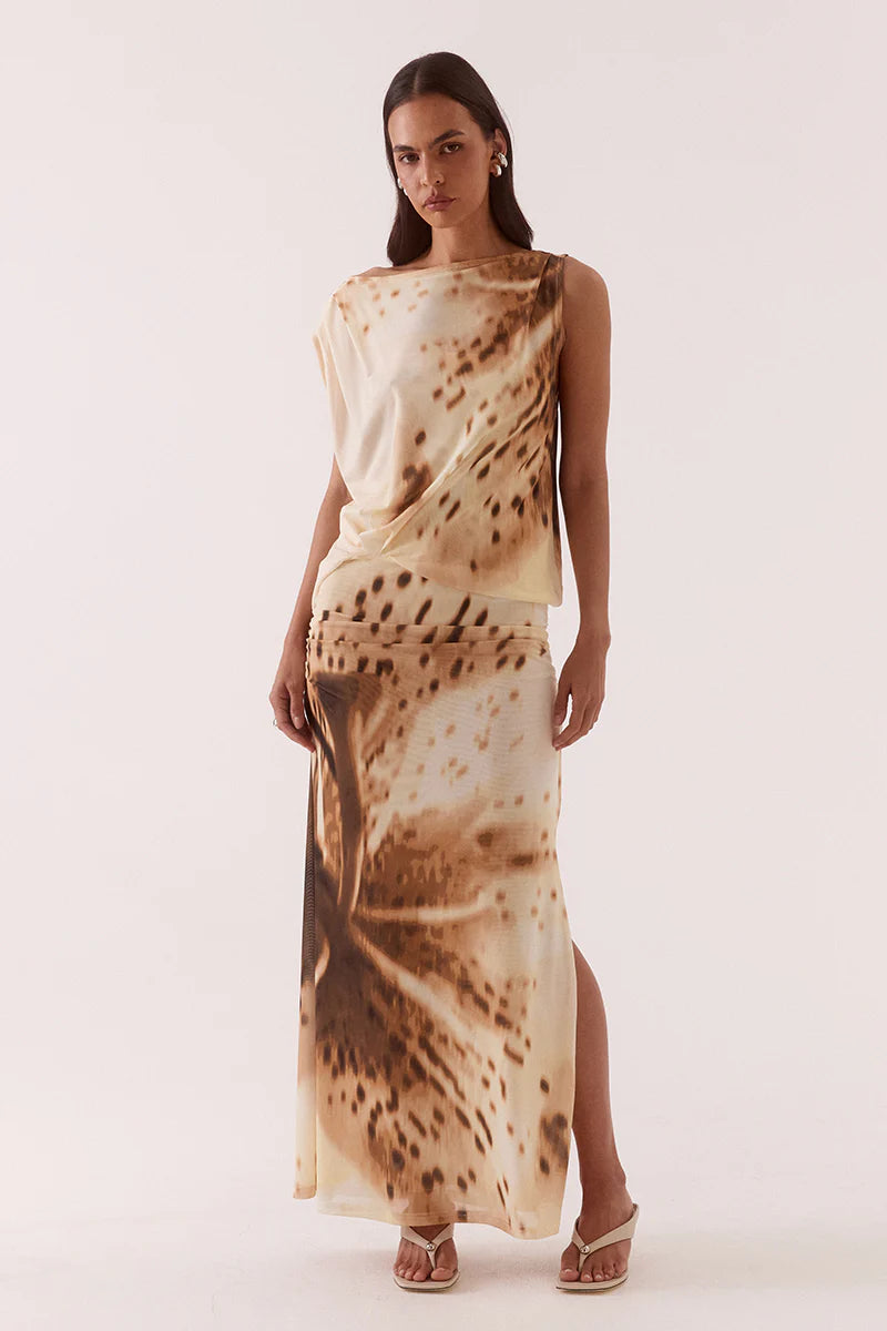 ODETTE DRAPE DRESS