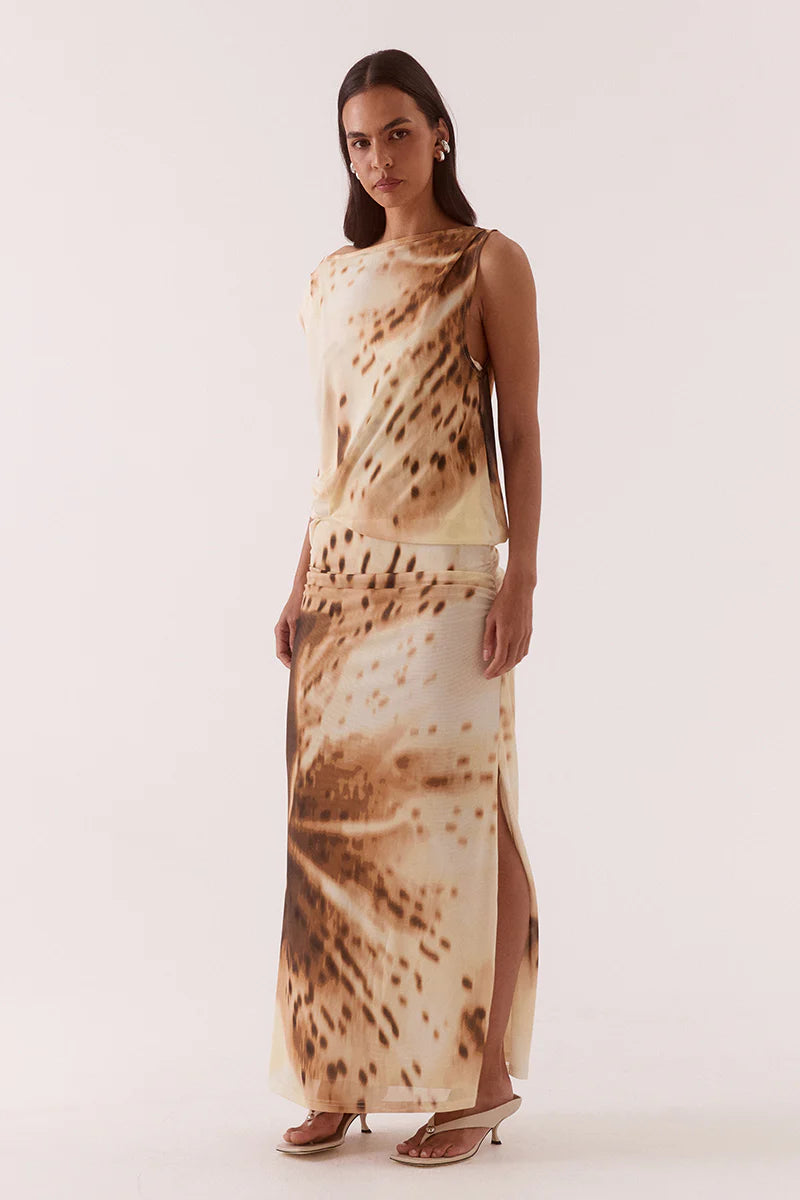 ODETTE DRAPE DRESS