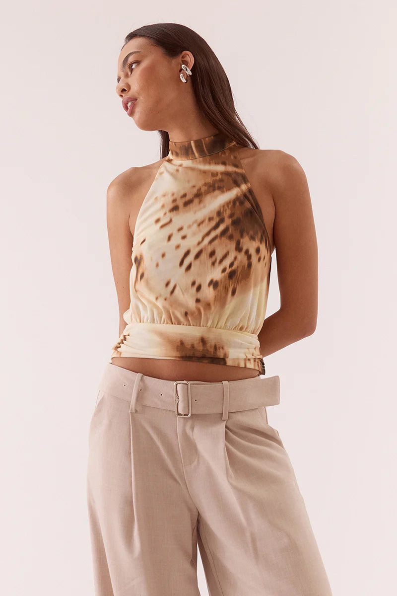 ODETTE HALTER TOP