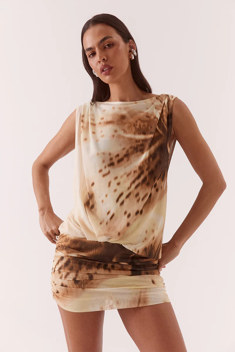 ODETTE DRAPE DRESS