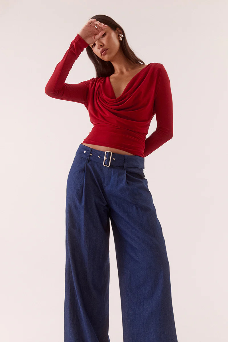MYRIAD DRAPE TOP