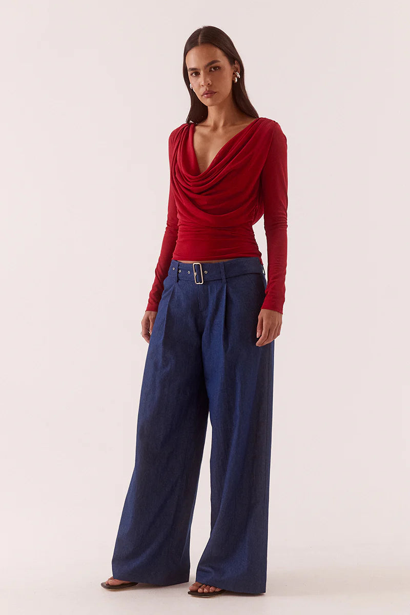 MYRIAD DRAPE TOP