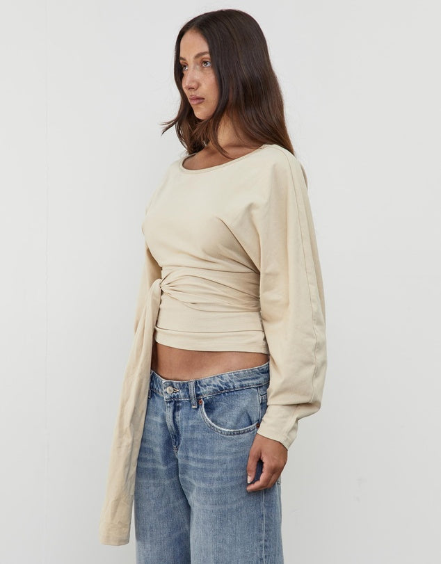 WAIST WRAP LS TOP