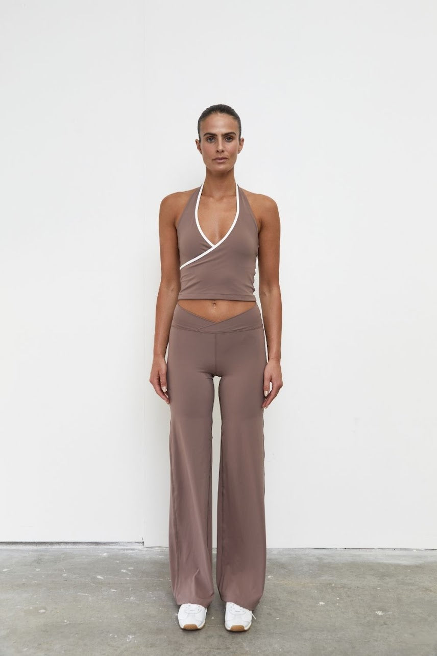 FRONT WRAP BODICE TANK