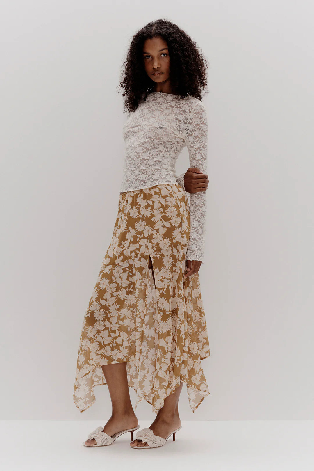 CATERINA SKIRT - GOLDEN DAISY