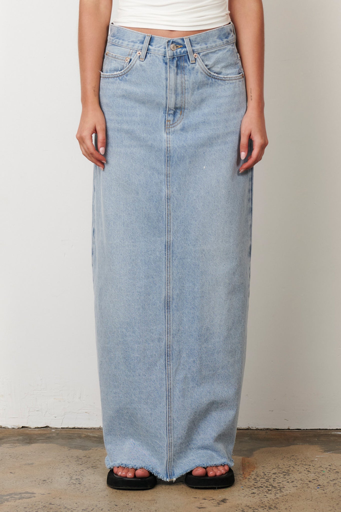 HUDSON DENIM MAXI