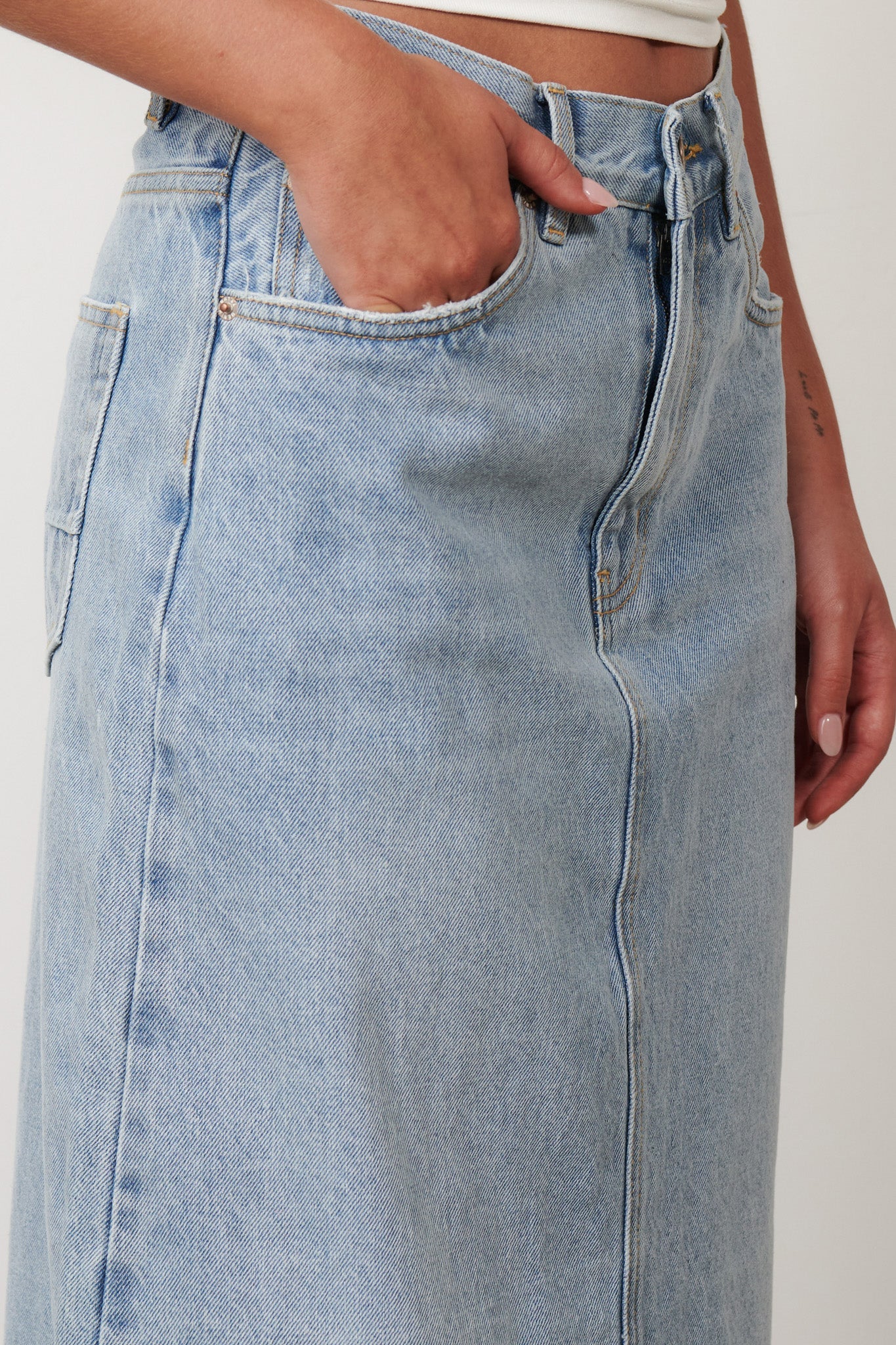 HUDSON DENIM MAXI