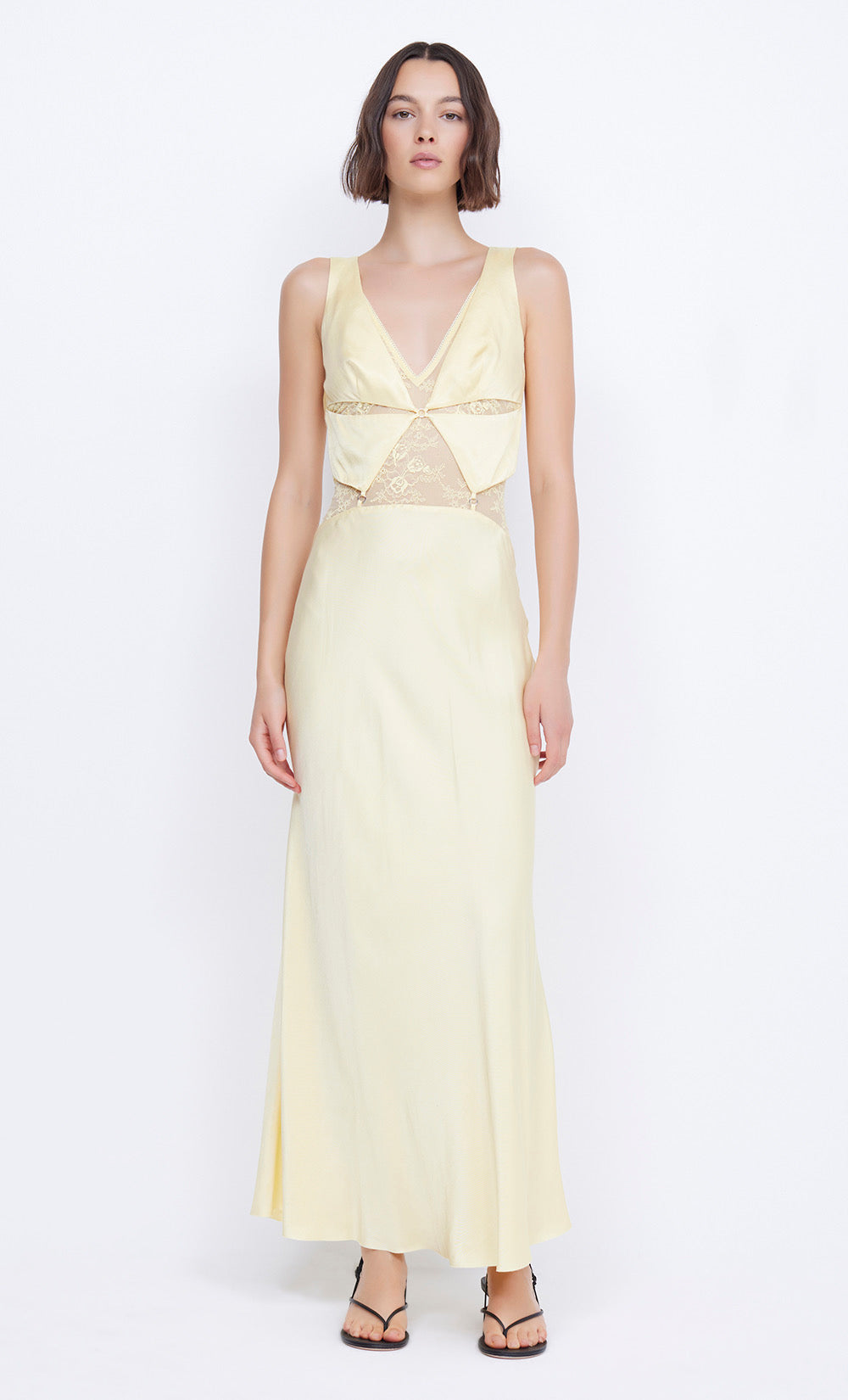 JULIETTE V NECK MAXI DRESS