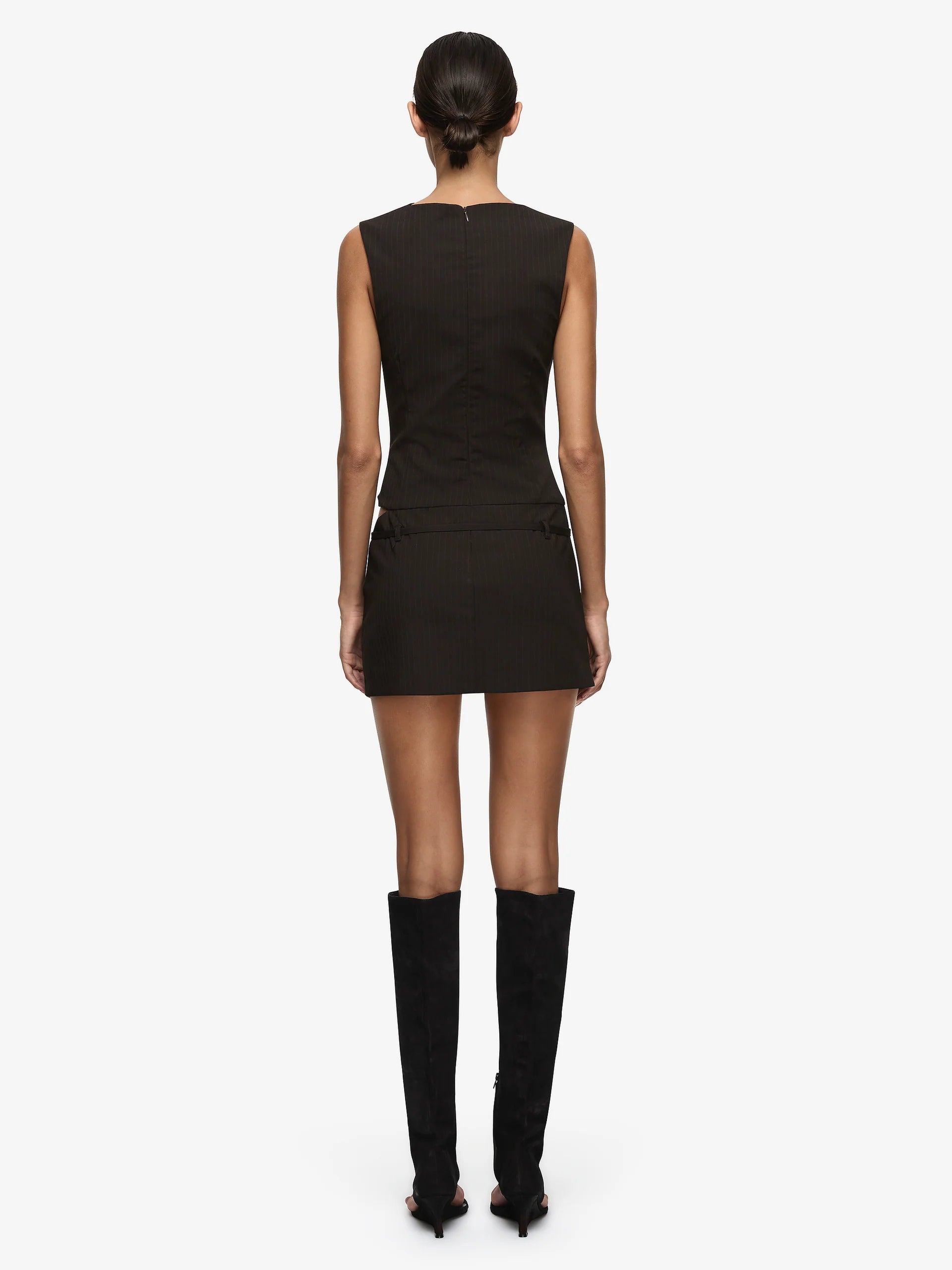 SAZRIEL BUCKLE MINI DRESS