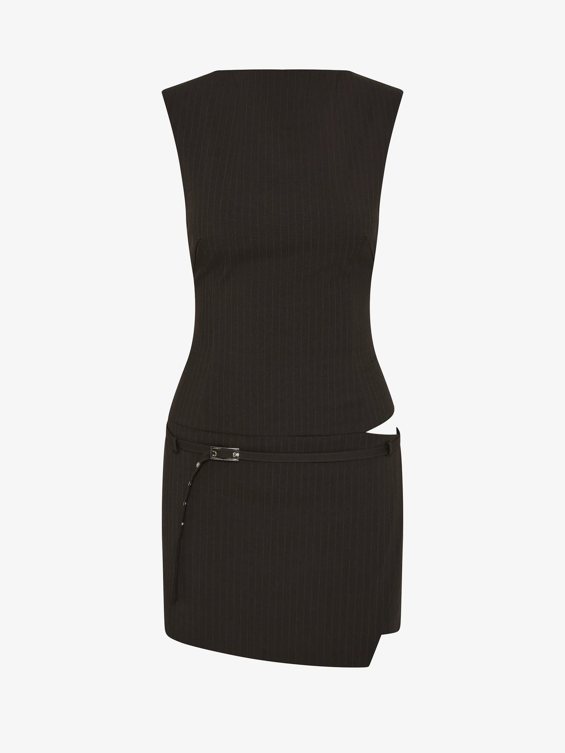 SAZRIEL BUCKLE MINI DRESS