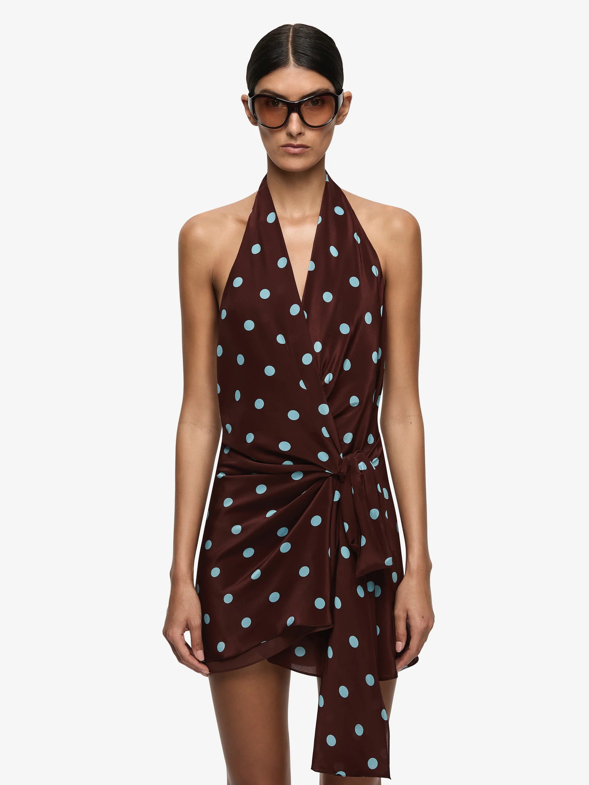 MATHILDE HALTER MINI DRESS