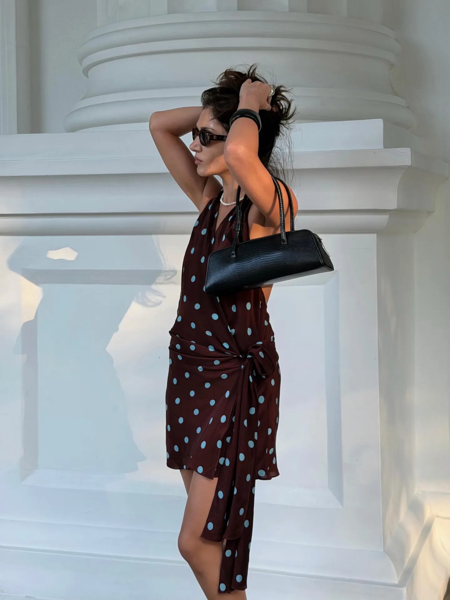 MATHILDE HALTER MINI DRESS
