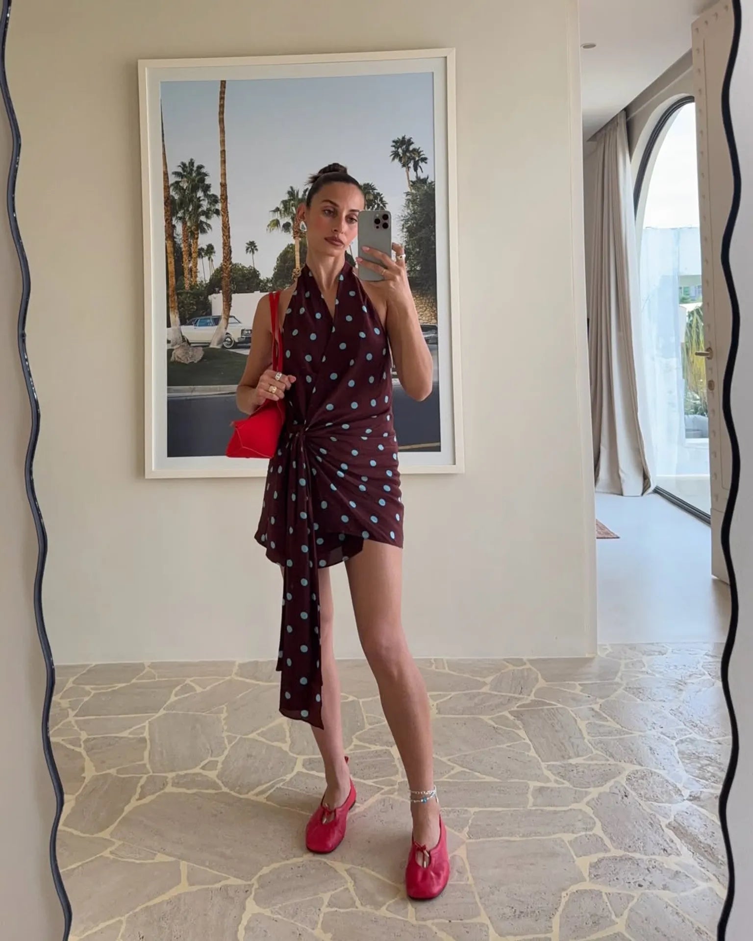MATHILDE HALTER MINI DRESS