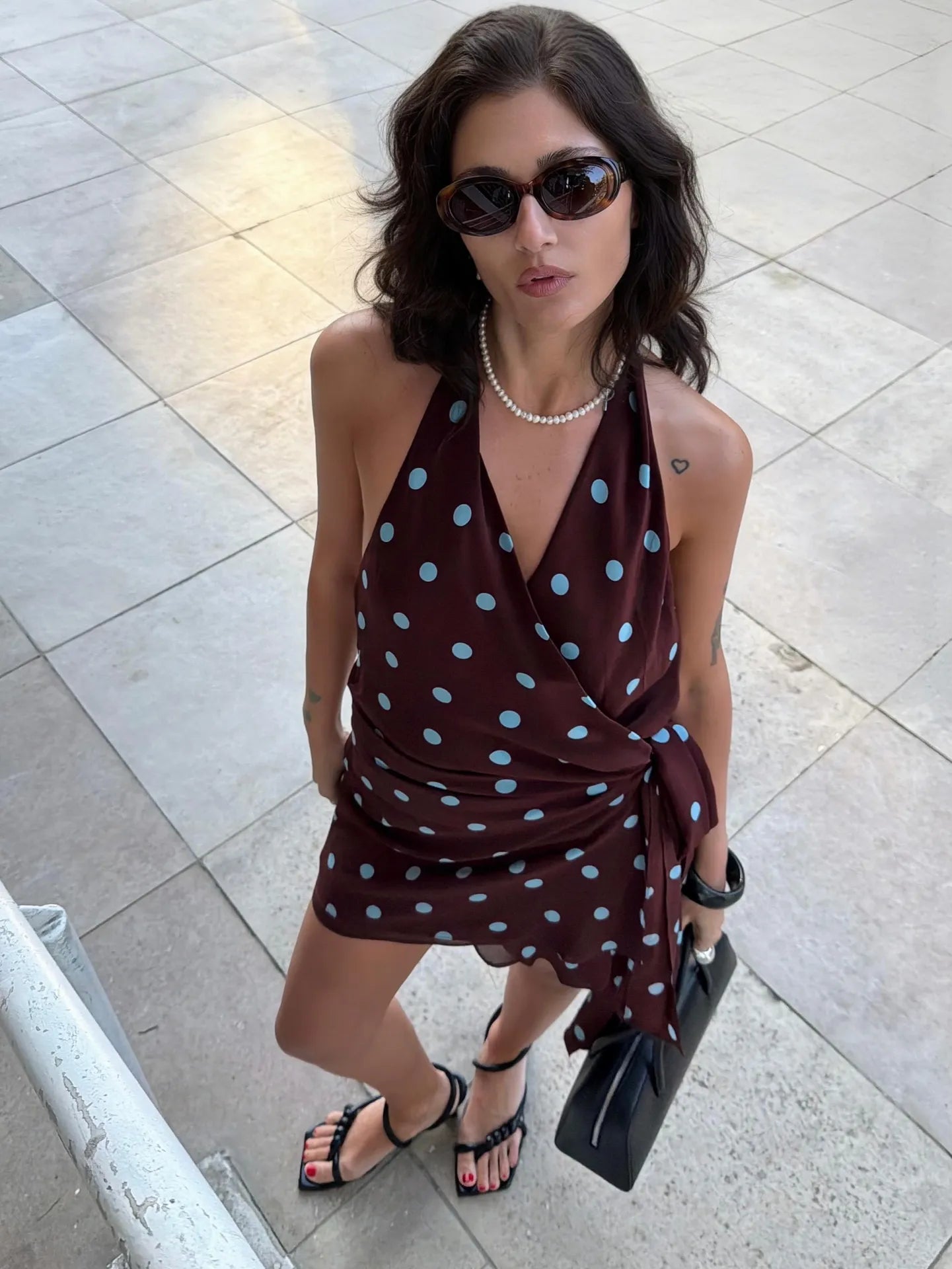 MATHILDE HALTER MINI DRESS